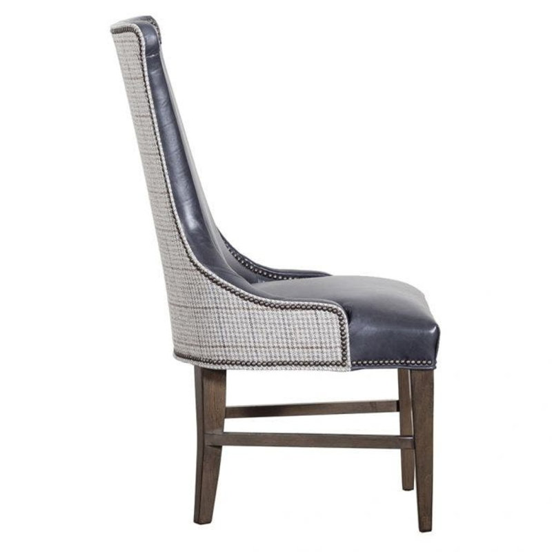 Trenton Upholstered Dining Chair, Tobacco, Indigo (8789 90)