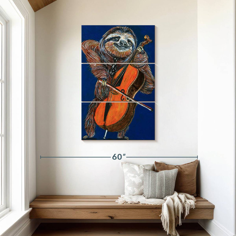 Brampt Slow Yo Ma, 45" H x 28" W