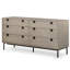 Commode double 6 tiroirs Udel