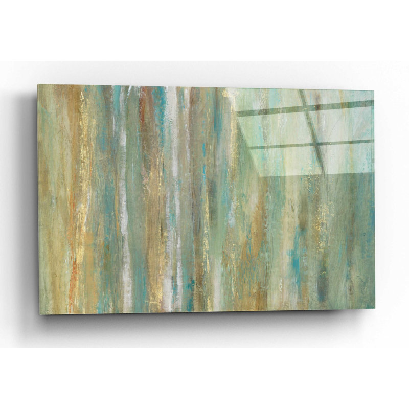 «Vertical Flow II» par Tim O'Toole, art mural en verre acrylique, H 16 po x l 24 po x P 0,2 po