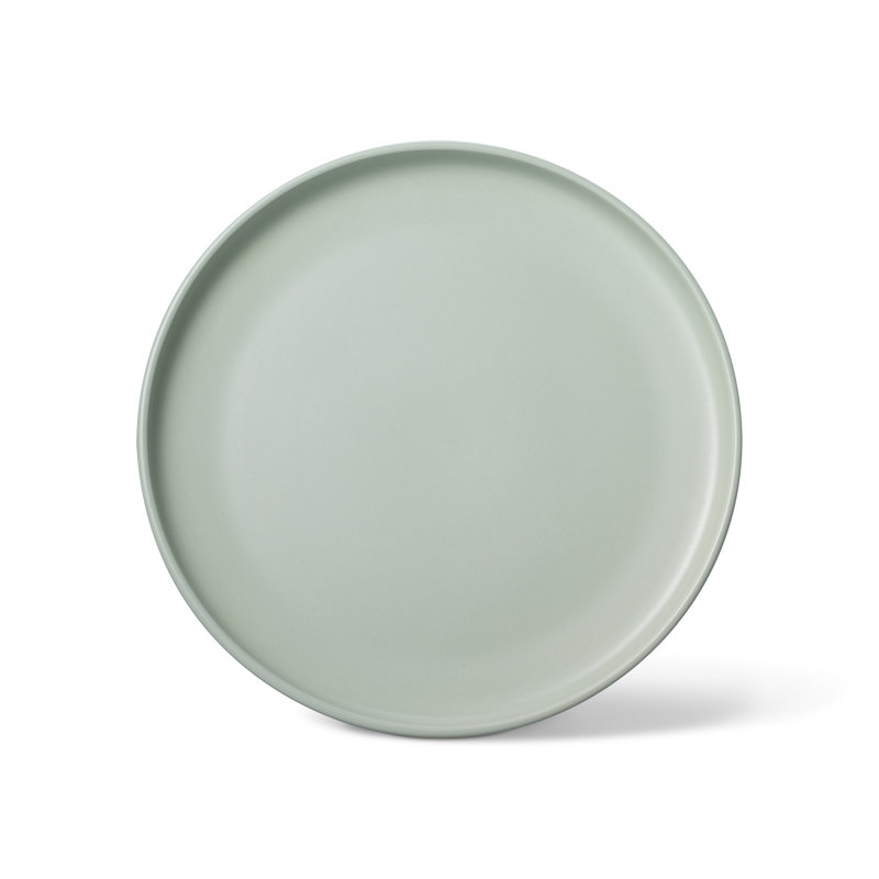 Sango Rollo Ceramic Stoneware 16 Pc Dinnerware Set - Service for 4, Beige/Blue/Green