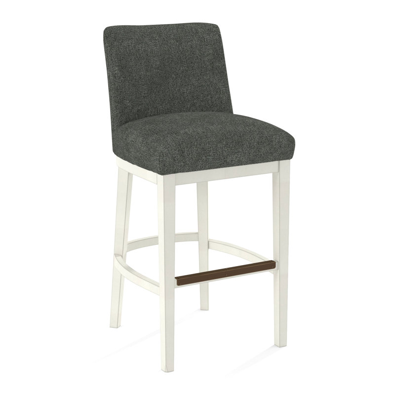 Upholstered Stool, 61676-75, White