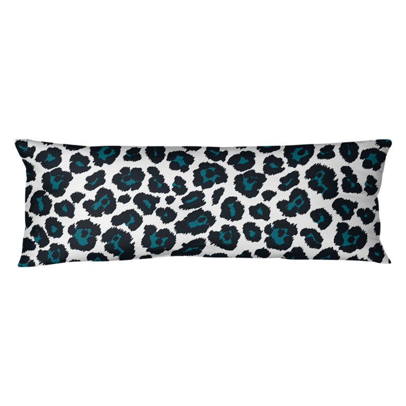 Oreiller moyen en polyester/bourre en polyester Jacksonville, Blanc / noir, Microfibre