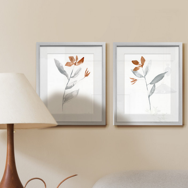"Simple STEM I", ensemble de 2 reproductions d’art graphique encadrées sur papier