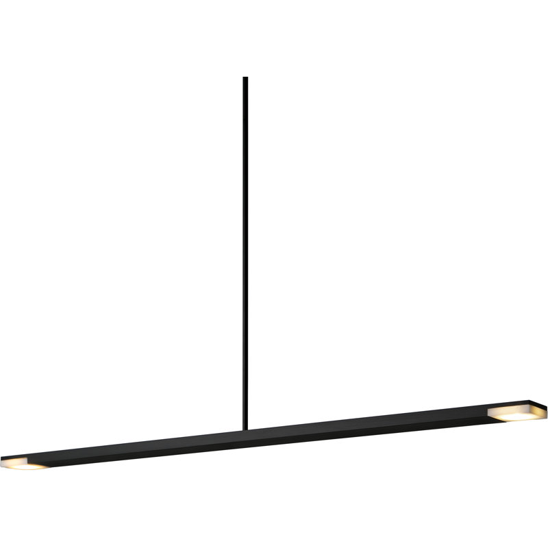 Virga 1 - Light LED Pendant, Black Anodized, 3500K
