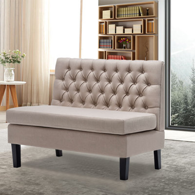 Pottorff Linen Upholstered Bench