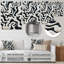 - Art mural abstrait en métal-99555993