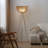 Sovev 63'' Brushed Tripod Floor Lamp