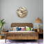 Horloge murale en verre trempé beige, décor abstrait, style contemporain, décoration moderne, cadeau de pendaison de crémaillère-1907080846-1907080851