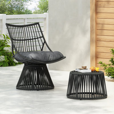 Outdoor Chair With Side Table