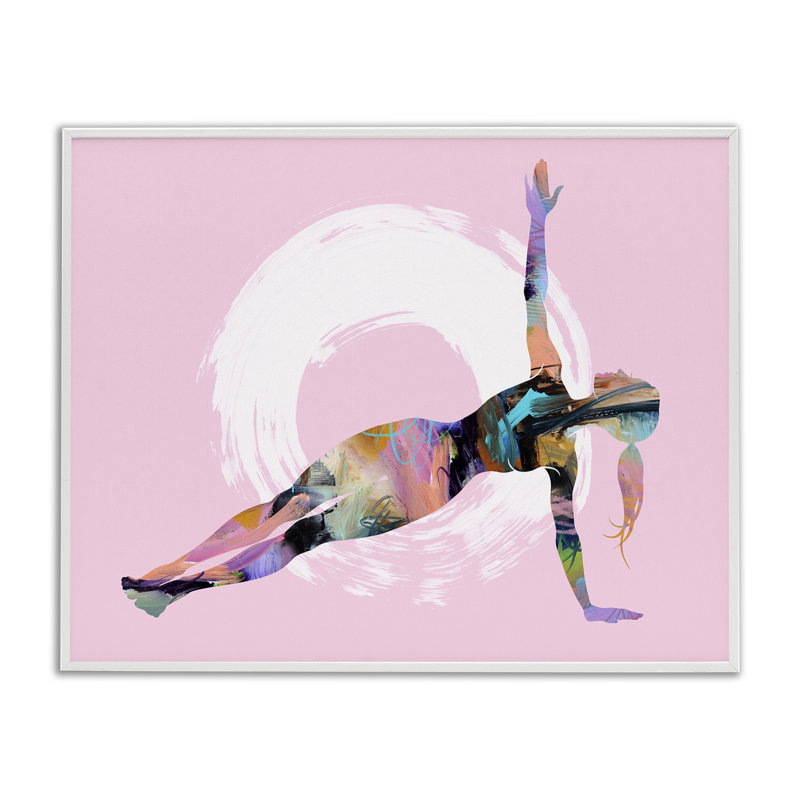 Art abstrait de giclée par Tim Parker, Estampe numérique encadrée blanc bord de mer, H 16 po x l 20 po