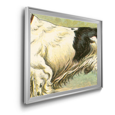 «Mans Best Friend V», peinture sur toile encadrée