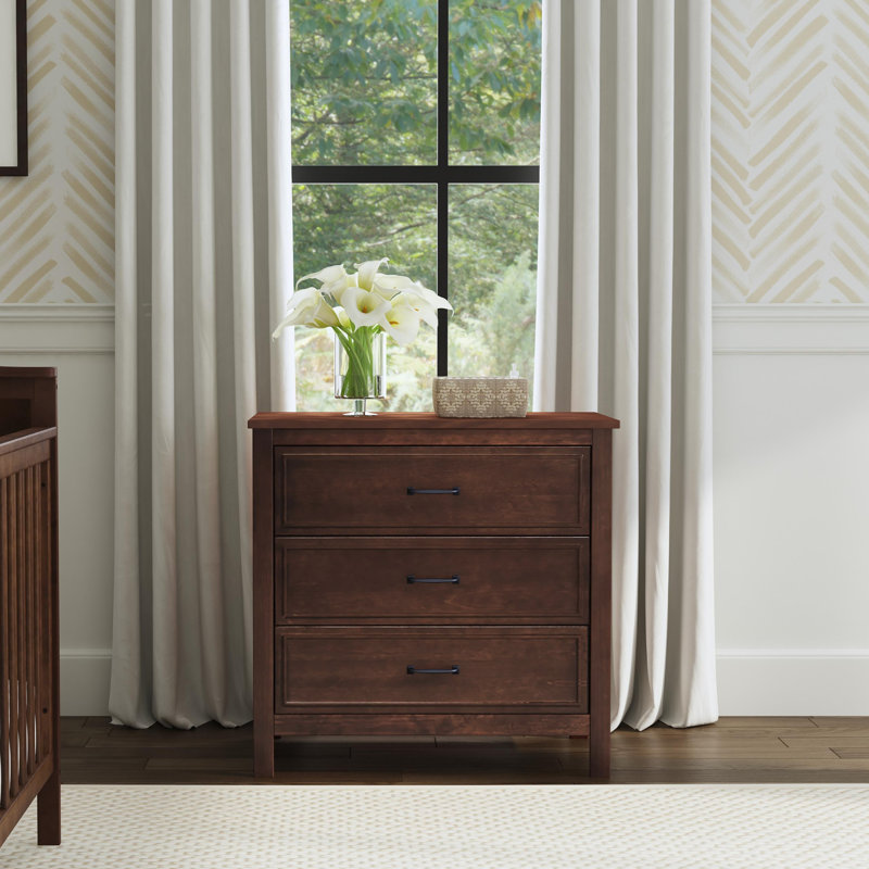 Charlie 3 Drawer Dresser, Espresso
