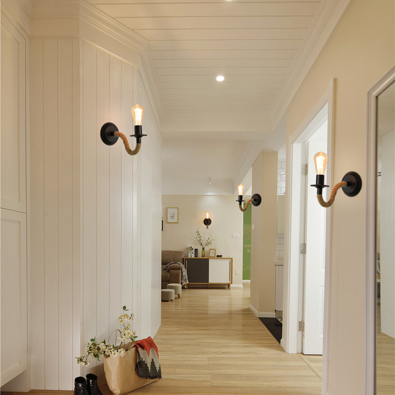Salih 1 - Light Black Armed Sconce