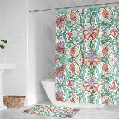  Rideau de douche Expressive Bloom