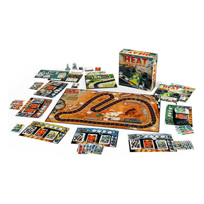 Days of Wonder HEAT Pedal to the Metal Intense Car Racing & Strategy Board Game