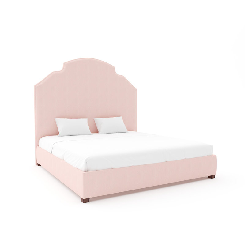 Leland Upholstered Bed, Maestro Ultra Performance Meadow, Queen, Espresso