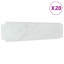 25cm H x 100cm W Galvanised Steel Lawn Edging