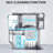 44lbs/24H Countertop Nugget Ice Maker Contactless Dispense 2.4L Reservoir Self-Cleaning for Home Bar Office