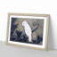 White Cockatoo on a Pine Branch by Ito Jakuchu - Picture Frame Art Prints on MDF-55612881-55612882