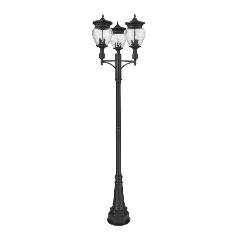 Luminaire d'extérieur 4 lumières Ashdown, H 120,25 po x l 34,5 po x P 34,5 po