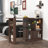 31.5"Counter Height Dining Cabinet with Storage