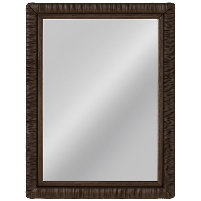 Naples Coastal Beveled Dresser Mirror, Truffle