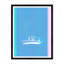 Family Boating In Pastels Print