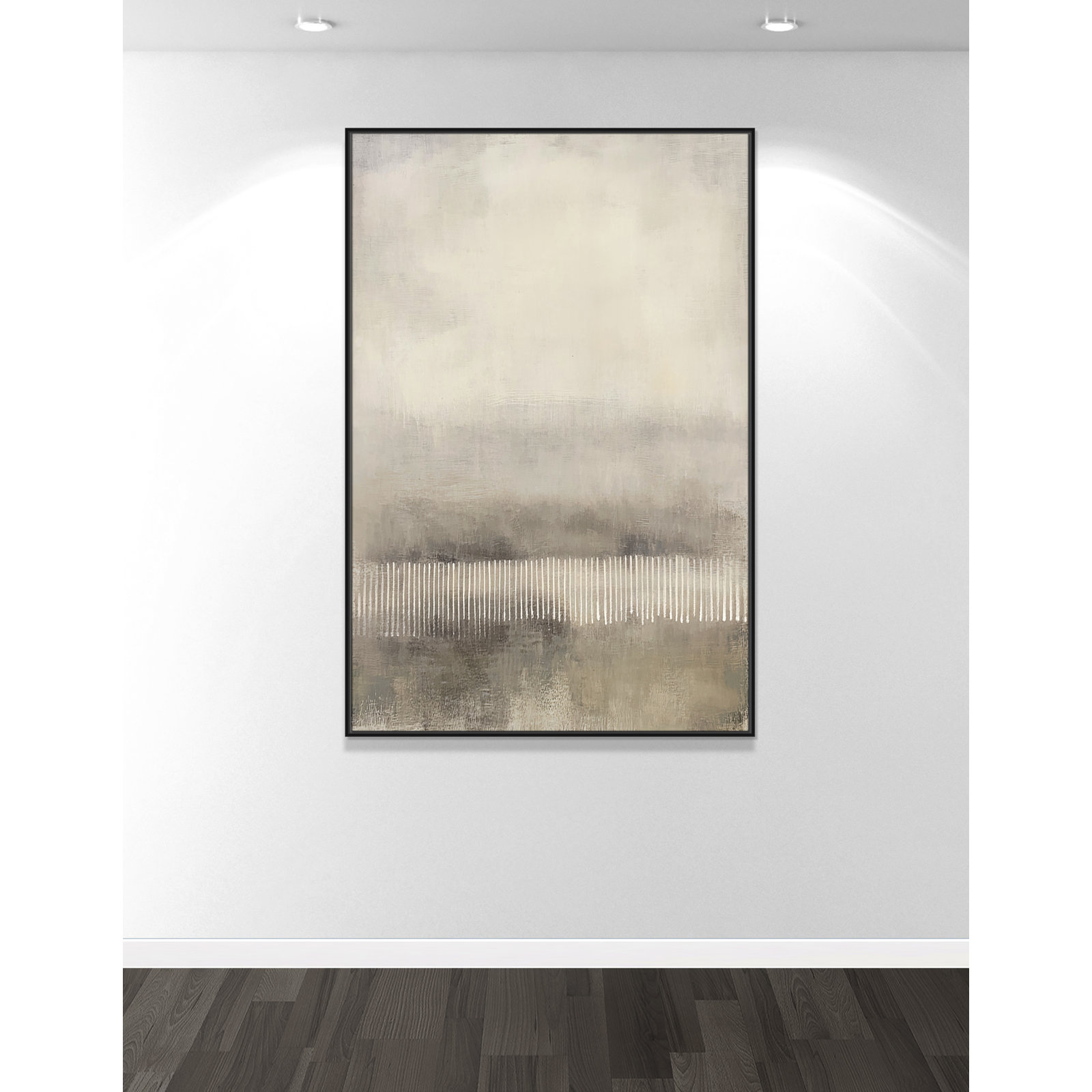 Balanced Silence I Print by Irena Orlov, 61.5" H x 41.5" W, Black Floater