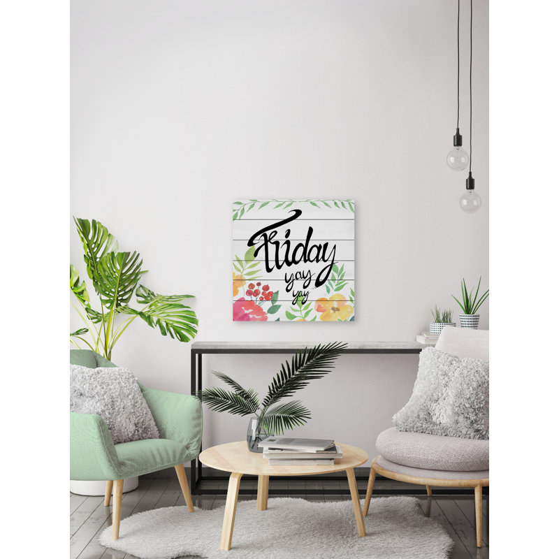 Illustration du vendredi Yay Yay II, H 12 po x l 12 po x P 1,5 po