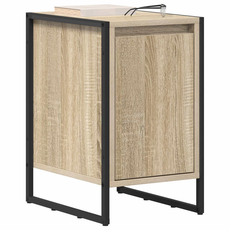 39.5cm W Manufactured Wood Bedside Table, Sonoma