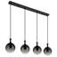 Laurium 4 - Light Matte Black Pendant