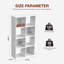 Bibliothèque à 8 cubes, tablette de rangement décorative-1855103209-1855103214