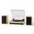 3 - Speed Turntable Decorative Record Player with Bluetooth