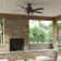 52" 5 - Blade Standard Ceiling Fan with Lights and Pull Chains