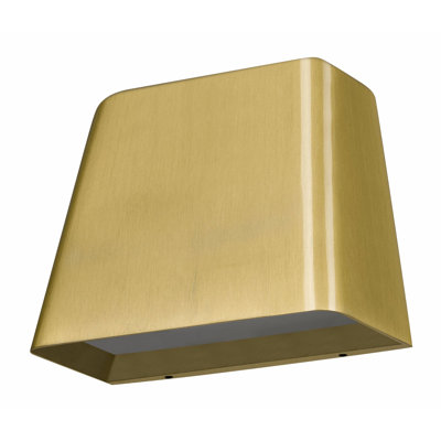 5.5 Inch Brushed Brass LED Wall Sconce