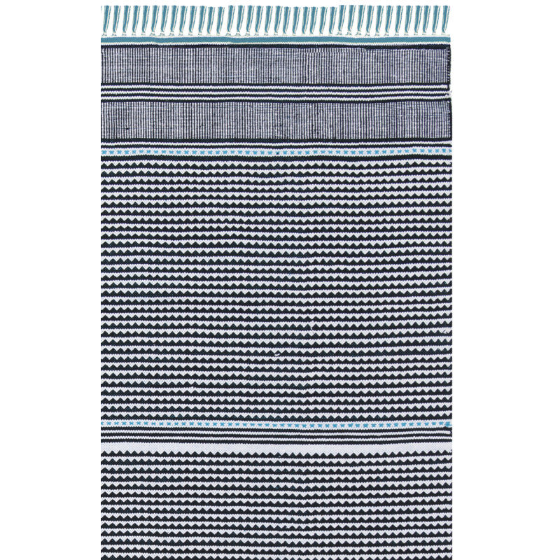 Granada Hand Woven Performance Striped Rug, Runner 2'3" x 7'