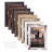 5X7 Picture Frames Set Of 8, Rustic Picture Frames Multi Wood-Color,Vertical And Horizontal Formats For Wall Hanging And Tabletop Display