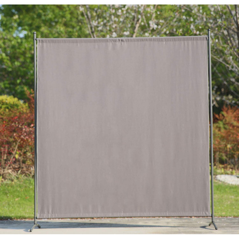 Rifton 414.02cm W x 457.2cm H Single Panel Room Divider, Grey