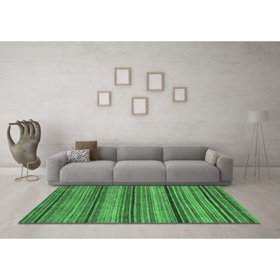 Keyandrea Washable Geometric Indoor Rug