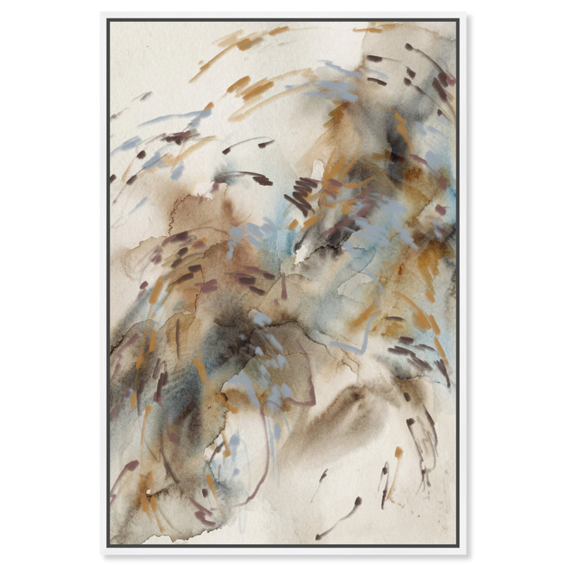 Mindfulness Print by Oliver Gal, 25"H x 17"W, White Floater Frame