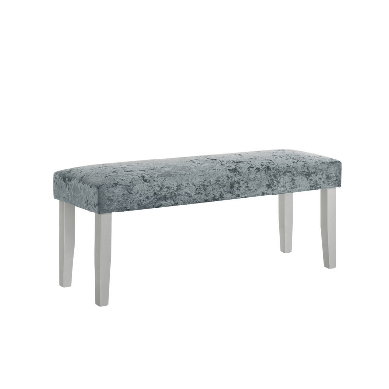 Banc rembourré en velours Miori