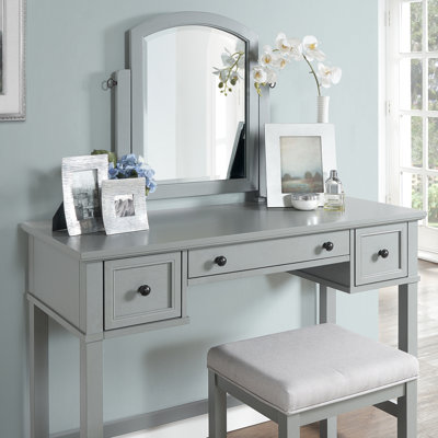 Solid + Manufactured Wood Accent Stool