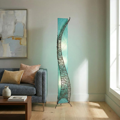 Lampe sur pied géante en bleu mer Eangee Home Design