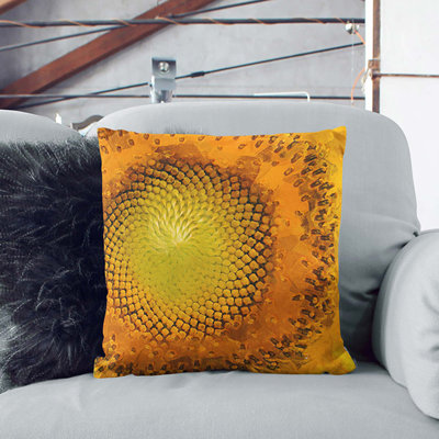 Floral Square Throw Cushion