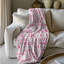 Couverture en sherpa rose 1 pièce-100514692