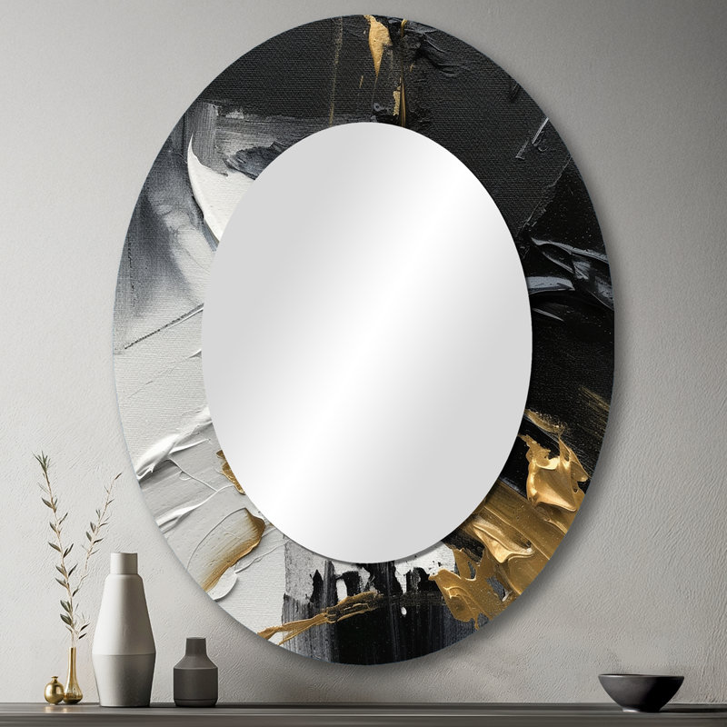Miroir mural ovale exquis Darling, 43 po x 33 po