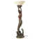 Lampe torchère déesse offrant une sirène