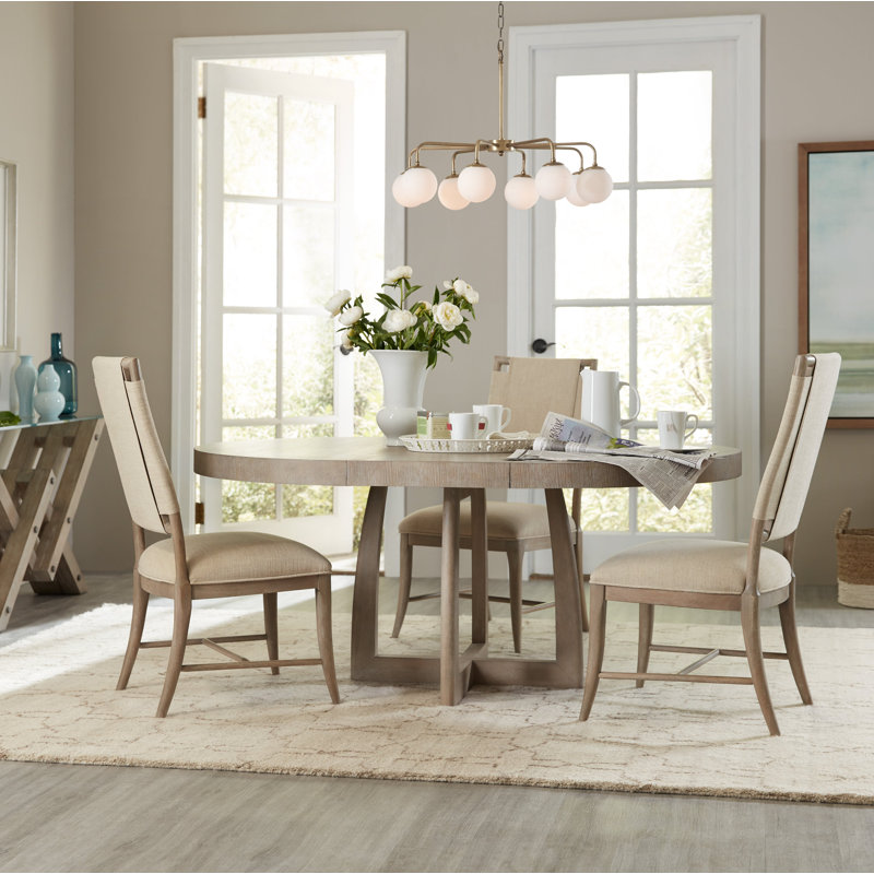 Affinity FivePiece Extendable Solid Wood Dining Set