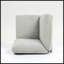 Canapé modulaire modulaire avec siège d'angle et central, tissu en velours côtelé pour espaces de vie polyvalents-1384037326